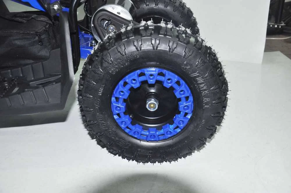 Vaikiškas elektrinis keturratis MUKUTISRIDES BlazeRider 1000W 36V (mėlynas)