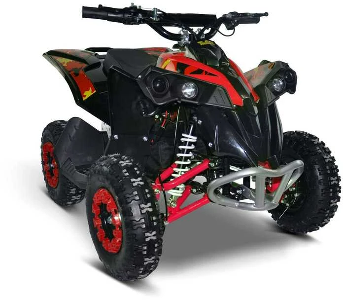 Vaikiškas elektrinis keturratis MUKUTISRIDES BlazeRider 1000W 36V (raudonas)