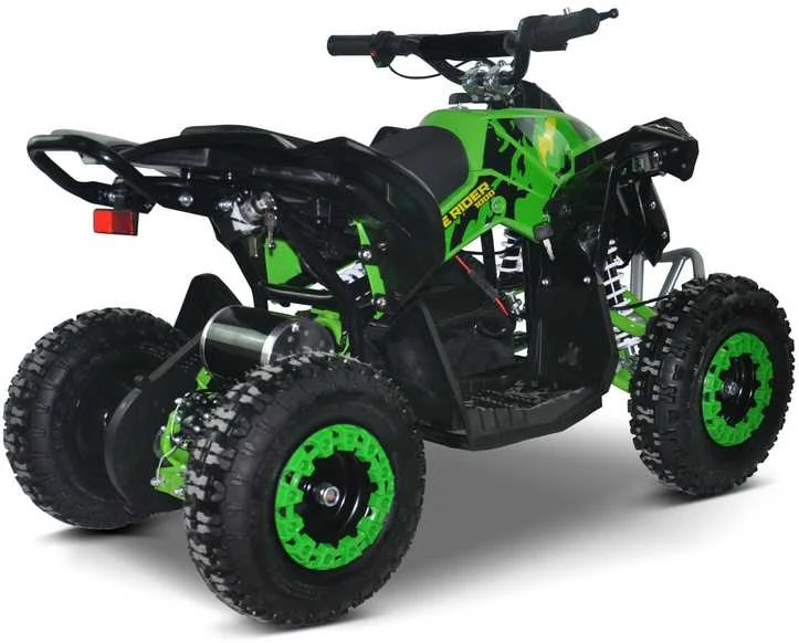 Vaikiškas elektrinis keturratis MUKUTISRIDES BlazeRider 1000W 36V (žalias)