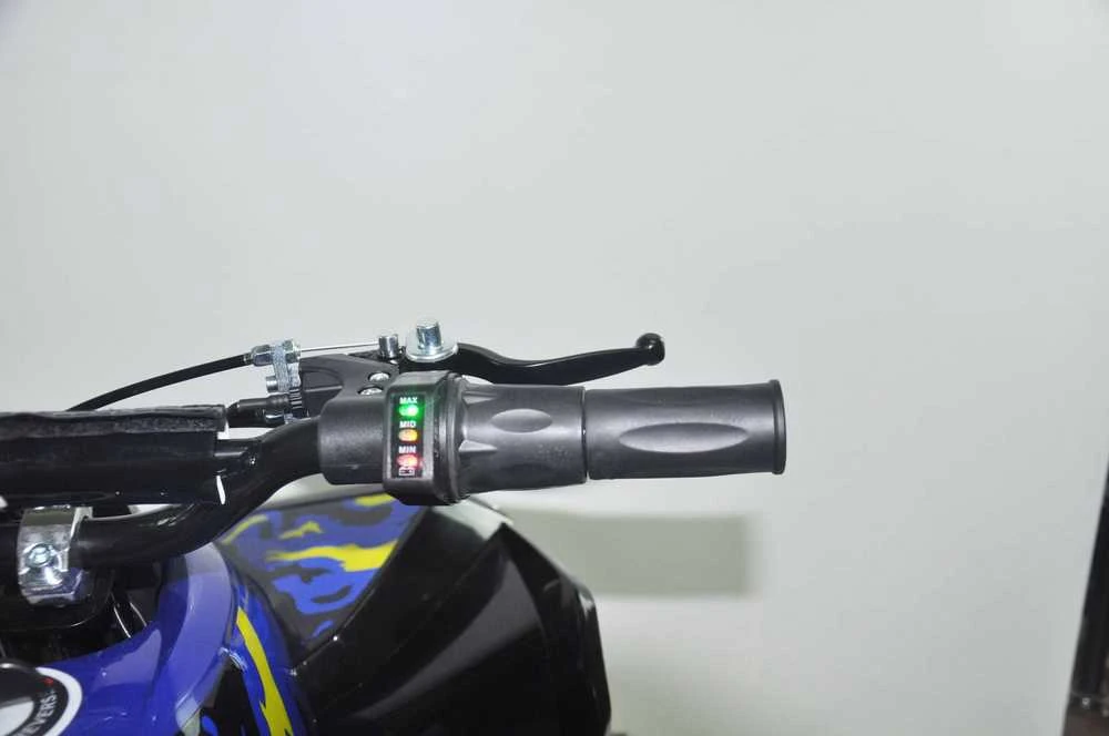 Vaikiškas elektrinis keturratis MUKUTISRIDES BlazeRider 1000W 36V (mėlynas)
