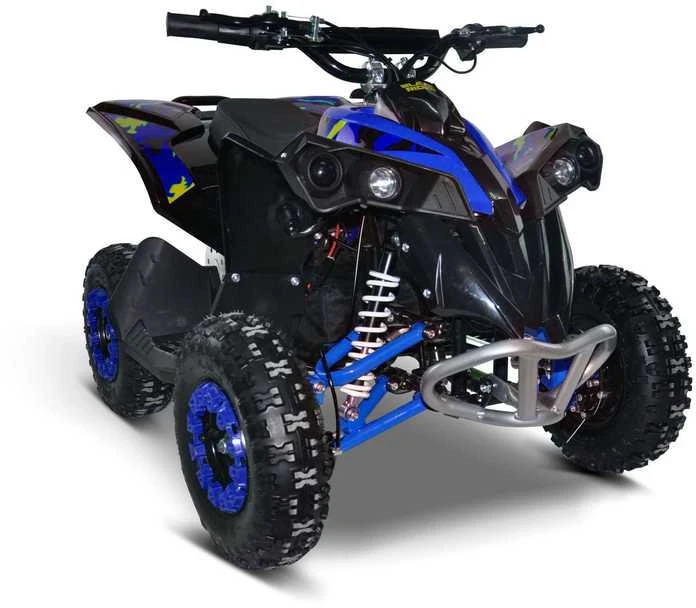 Vaikiškas elektrinis keturratis MUKUTISRIDES BlazeRider 1000W 36V (mėlynas)