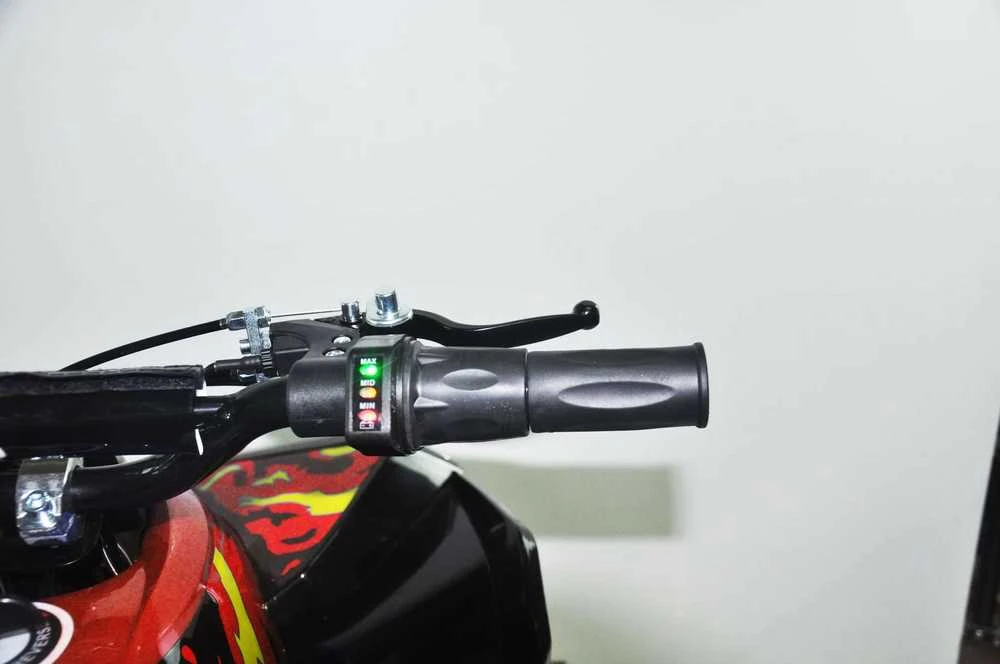 Vaikiškas elektrinis keturratis MUKUTISRIDES BlazeRider 1000W 36V (raudonas)