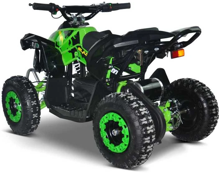 Vaikiškas elektrinis keturratis MUKUTISRIDES BlazeRider 1000W 36V (žalias)