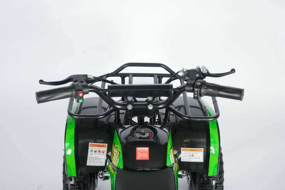 Vaikiškas elektrinis keturratis MUKUTISRIDES JungleRacer 1000W 36V (žalias)
