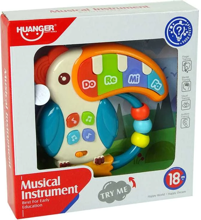 Lean Toys Edukacinis žaislas muzikinis fortepijonas