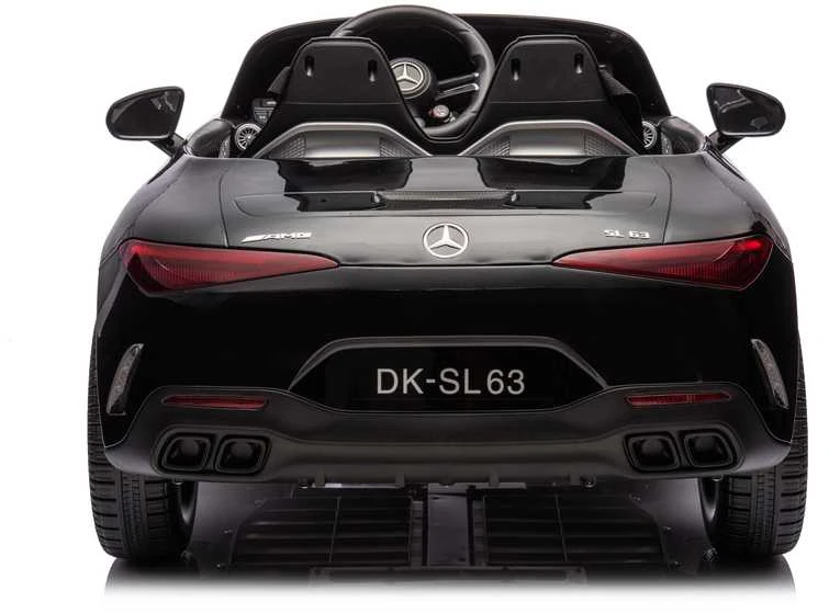 Vaikiškas elektromobilis MUKUTISRIDES Mercedes-Benz SL63 (juodas, vienvietis)
