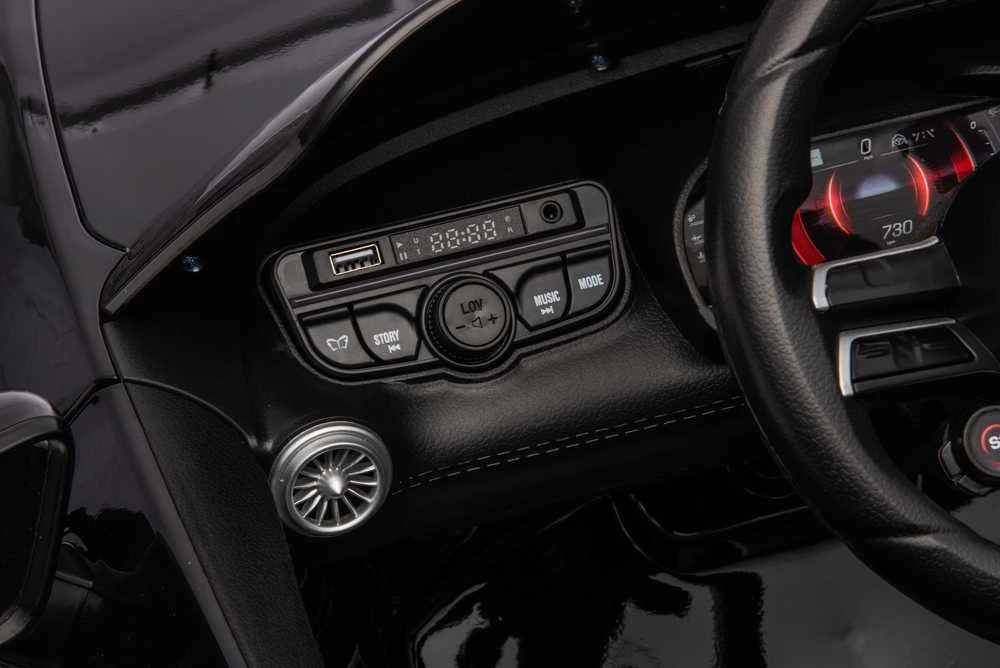 Vaikiškas elektromobilis MUKUTISRIDES Mercedes-Benz SL63 (juodas, vienvietis)