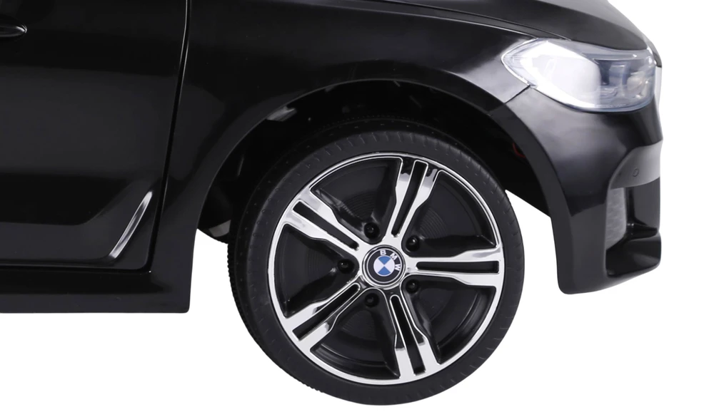 Vaikiškas elektromobilis MUKUTISRIDES BMW 6 GT (juodas, vienvietis)