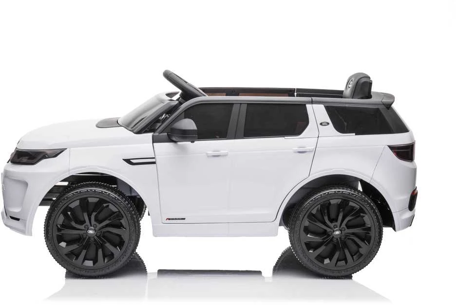 Vaikiškas elektromobilis MUKUTISRIDES Land Rover Discovery Sport (baltas, vienvietis)