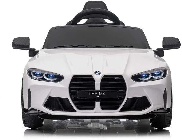 Vaikiškas elektromobilis MUKUTISRIDES BMW M4 (baltas, vienvietis)