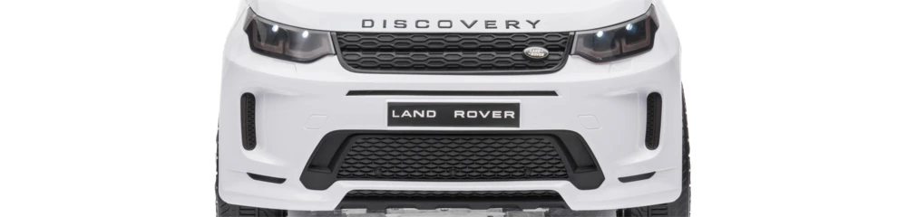 Vaikiškas elektromobilis MUKUTISRIDES Land Rover Discovery Sport (baltas, vienvietis)