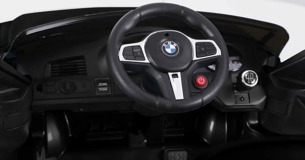 Vaikiškas elektromobilis MUKUTISRIDES BMW 6 GT (juodas, vienvietis)