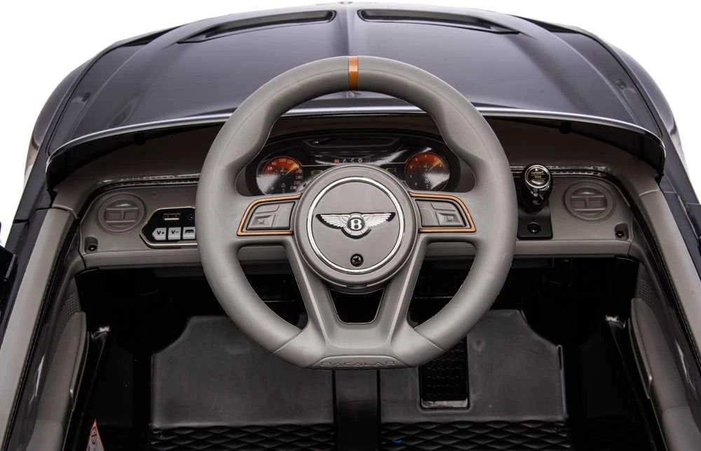 Vaikiškas elektromobilis MUKUTISRIDES Bentley Bacalar (juodas, vienvietis)