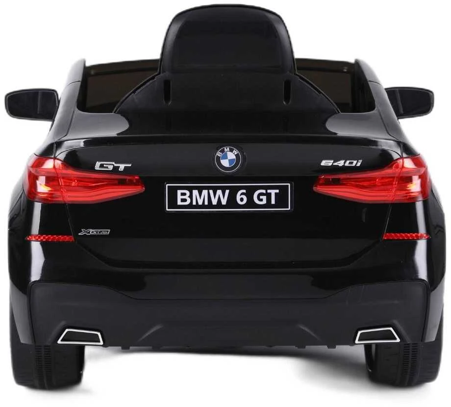 Vaikiškas elektromobilis MUKUTISRIDES BMW 6 GT (juodas, vienvietis)