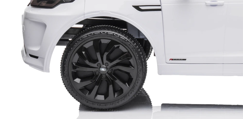 Vaikiškas elektromobilis MUKUTISRIDES Land Rover Discovery Sport (baltas, vienvietis)