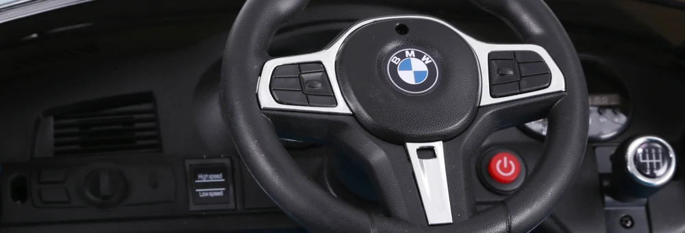 Vaikiškas elektromobilis MUKUTISRIDES BMW 6 GT (juodas, vienvietis)