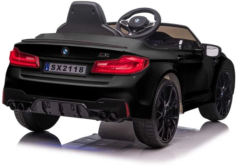 Vaikiškas elektromobilis MUKUTISRIDES BMW M5 DRIFT (juodas, vienvietis)
