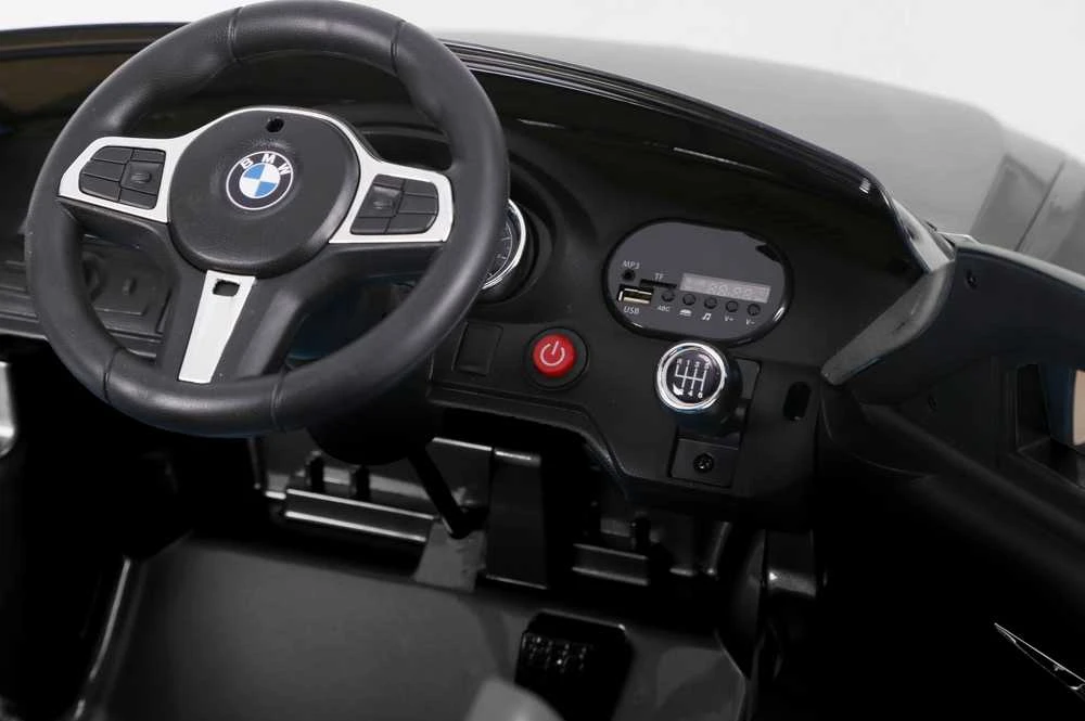 Vaikiškas elektromobilis MUKUTISRIDES BMW 6 GT (juodas, vienvietis)