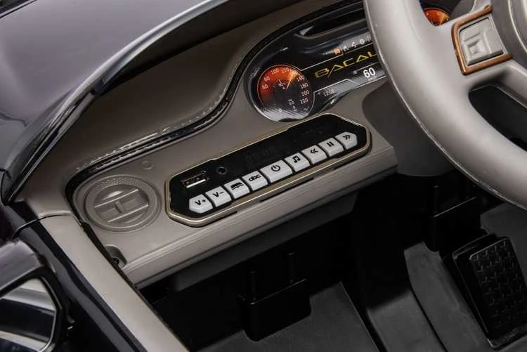 Vaikiškas elektromobilis MUKUTISRIDES Bentley Bacalar (juodas, vienvietis)