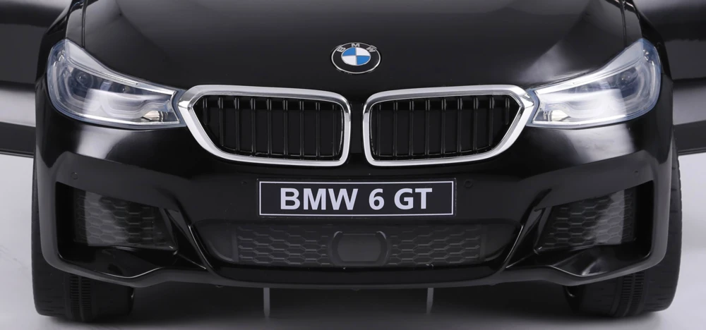 Vaikiškas elektromobilis MUKUTISRIDES BMW 6 GT (juodas, vienvietis)