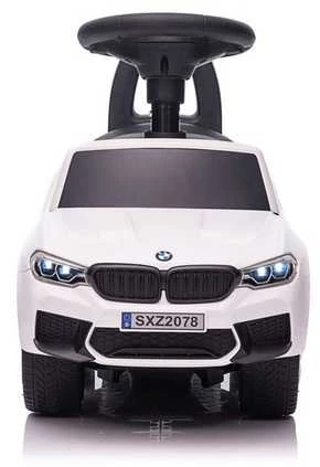 MUKUTISRIDES Paspiriama mašinėlė su rankena BMW M5 (baltas)