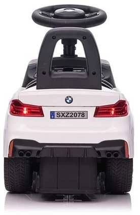 MUKUTISRIDES Paspiriama mašinėlė su rankena BMW M5 (baltas)