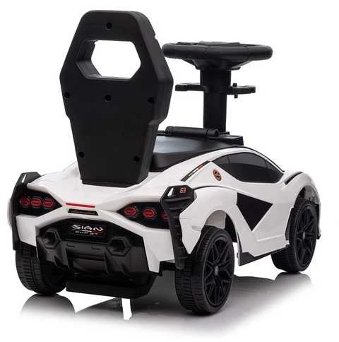 Paspiriama mašinėlė su rankena Lamborghini Sian baltas