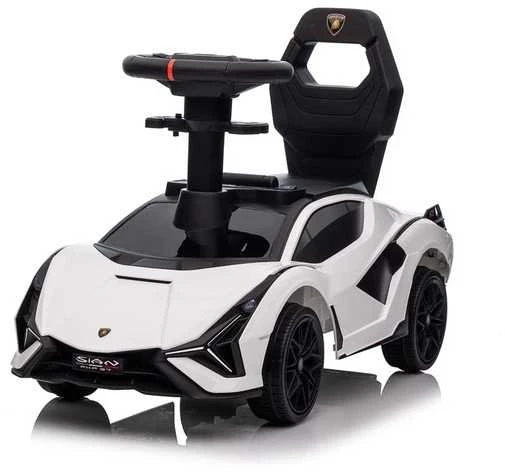 Paspiriama mašinėlė su rankena Lamborghini Sian baltas