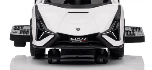 Paspiriama mašinėlė su rankena Lamborghini Sian baltas