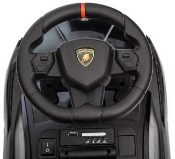 Paspiriama mašinėlė su rankena Lamborghini Sian baltas