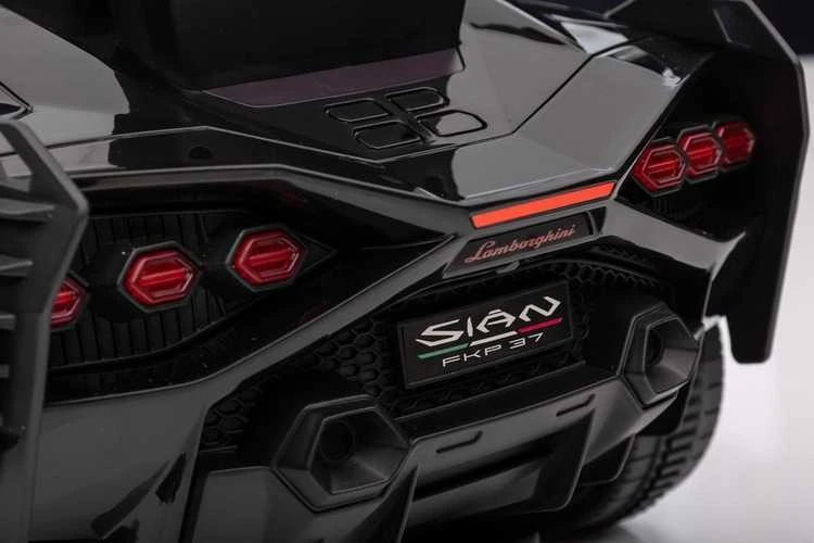 Paspiriama mašinėlė su rankena Lamborghini Sian juodas