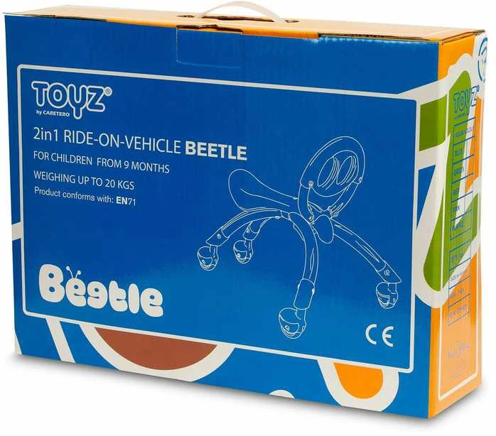 Toyz By Caretero Paspiriama ir stumdoma mašinėlė BEETLE violetinė