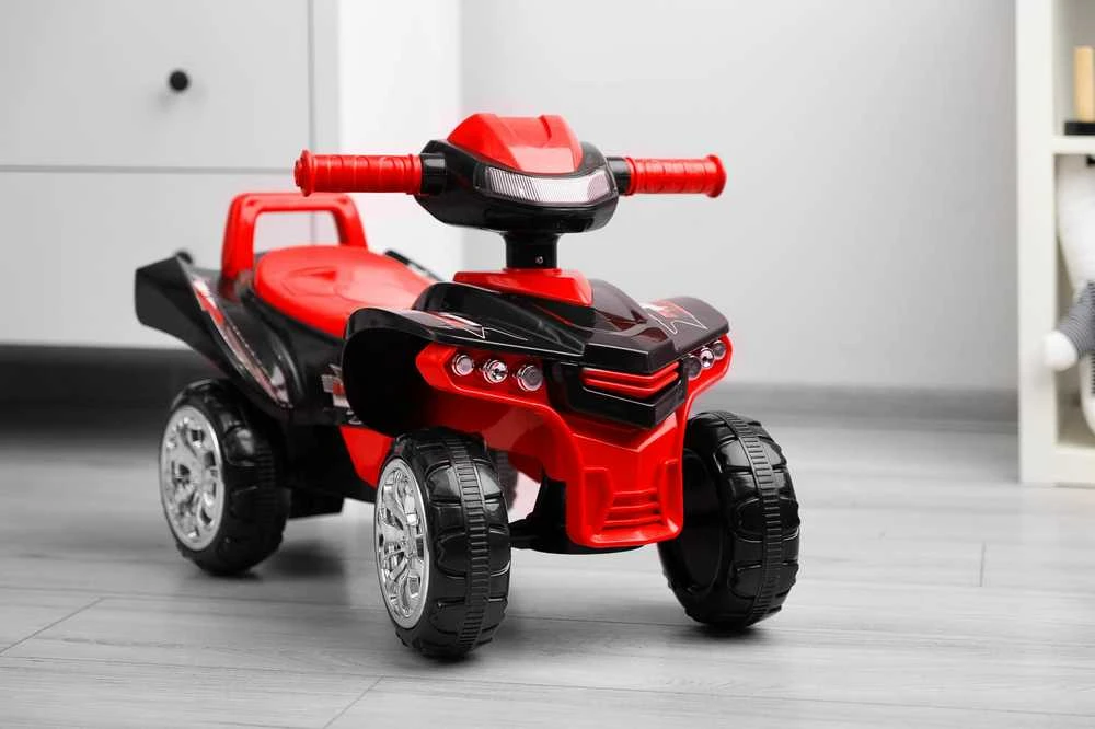 Toyz By Caretero Paspiriama mašinėlė MINI RAPTOR raudona