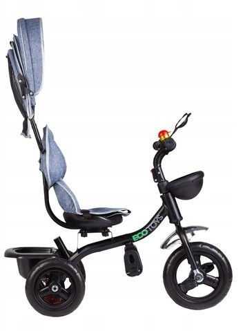 Ecotoys Triratukas su pasukama sėdyne Eco Toys, mėlynas