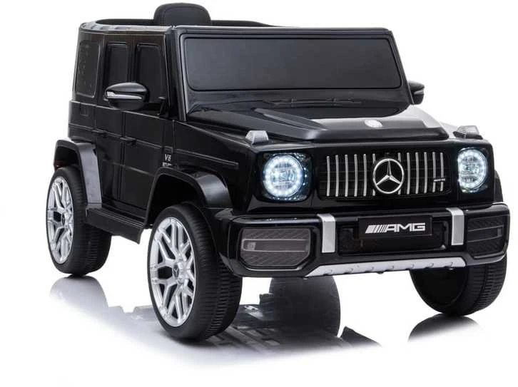 Vaikiškas elektromobilis MUKUTISRIDES Mercedes Benz G63 AMG (juodas, vienvietis)