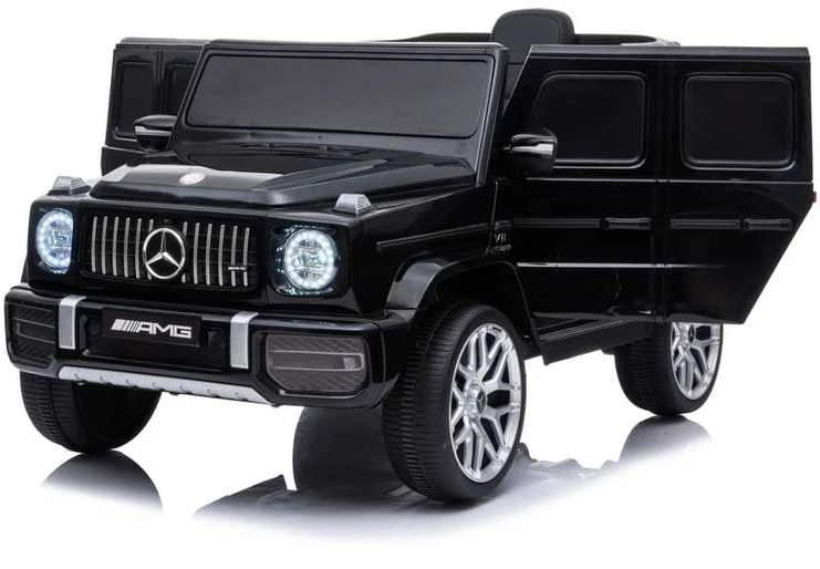 Vaikiškas elektromobilis MUKUTISRIDES Mercedes Benz G63 AMG (juodas, vienvietis)