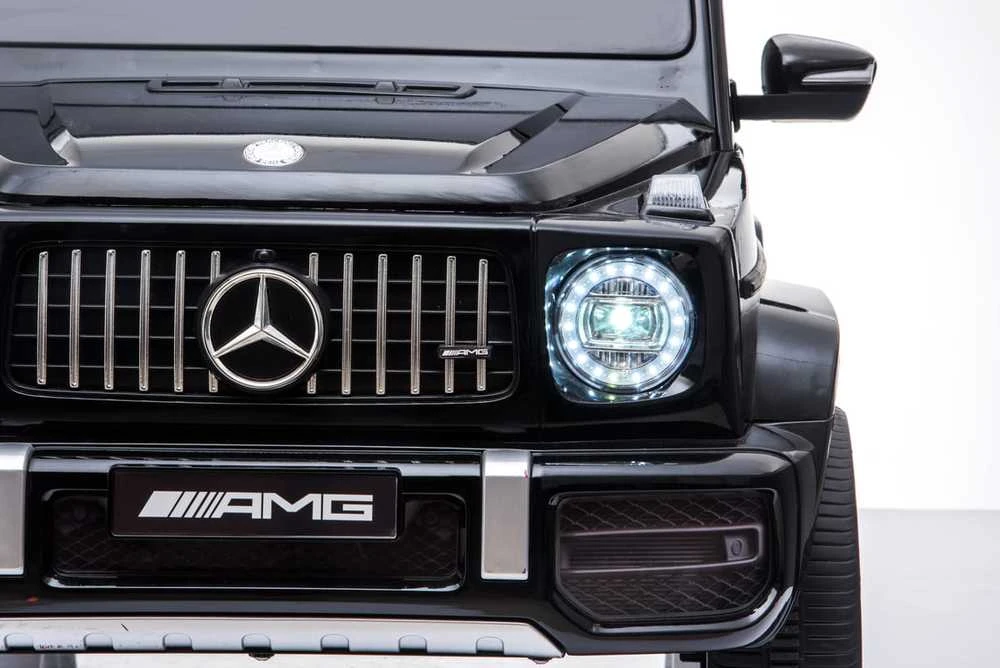 Vaikiškas elektromobilis MUKUTISRIDES Mercedes Benz G63 AMG (juodas, vienvietis)