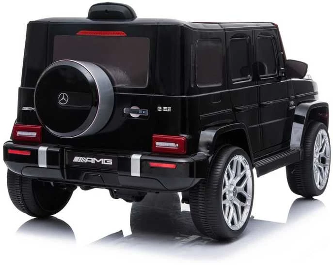 Vaikiškas elektromobilis MUKUTISRIDES Mercedes Benz G63 AMG (juodas, vienvietis)