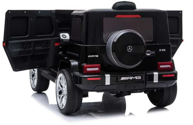 Vaikiškas elektromobilis MUKUTISRIDES Mercedes Benz G63 AMG (juodas, vienvietis)