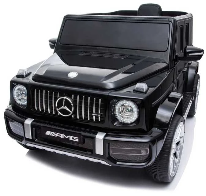 Vaikiškas elektromobilis MUKUTISRIDES Mercedes Benz G63 AMG (juodas, vienvietis)