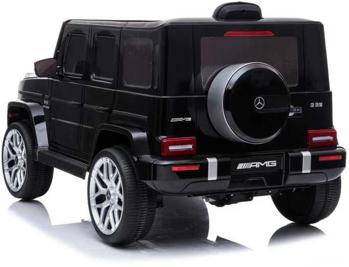 Vaikiškas elektromobilis MUKUTISRIDES Mercedes Benz G63 AMG (juodas, vienvietis)