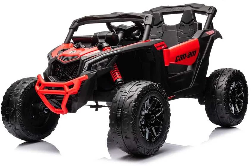 Vaikiškas elektromobilis MUKUTISRIDES ATV CAN-AM Maverick (raudonas, vienvietis)