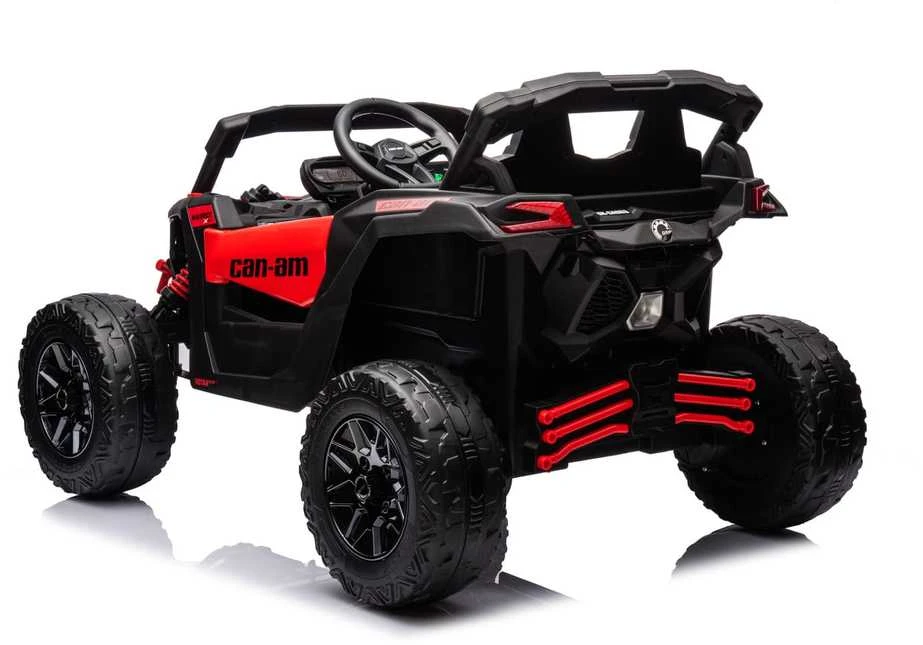 Vaikiškas elektromobilis MUKUTISRIDES ATV CAN-AM Maverick (raudonas, vienvietis)
