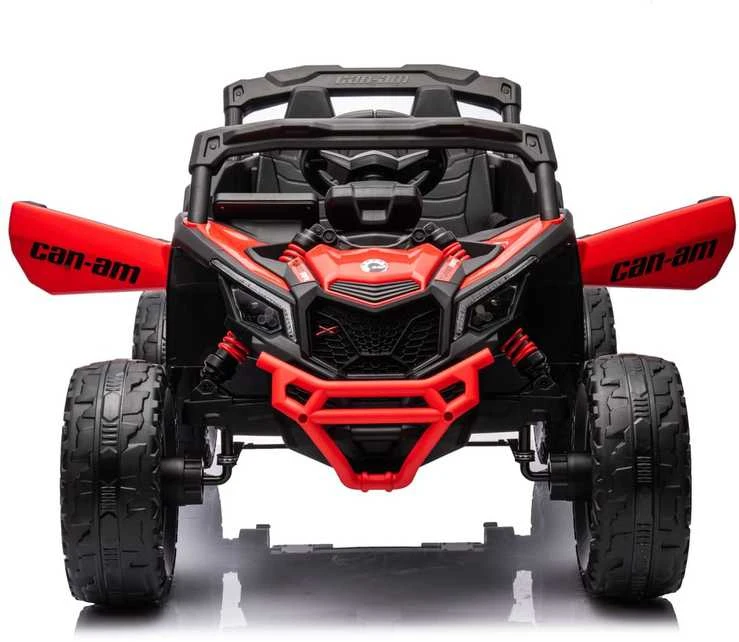 Vaikiškas elektromobilis MUKUTISRIDES ATV CAN-AM Maverick (raudonas, vienvietis)