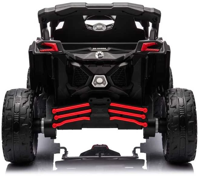 Vaikiškas elektromobilis MUKUTISRIDES ATV CAN-AM Maverick (raudonas, vienvietis)