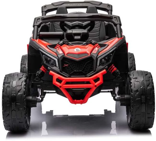 Vaikiškas elektromobilis MUKUTISRIDES ATV CAN-AM Maverick (raudonas, vienvietis)