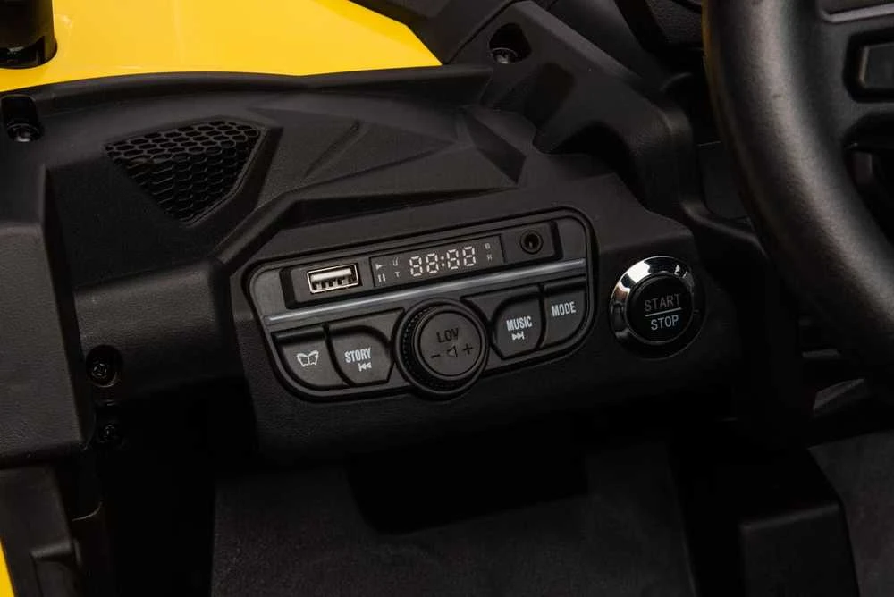 Vaikiškas elektromobilis MUKUTISRIDES ATV CAN-AM Maverick (mėlynas, vienvietis)