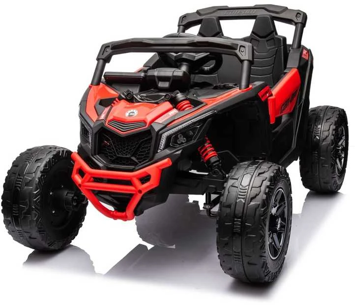 Vaikiškas elektromobilis MUKUTISRIDES ATV CAN-AM Maverick (raudonas, vienvietis)