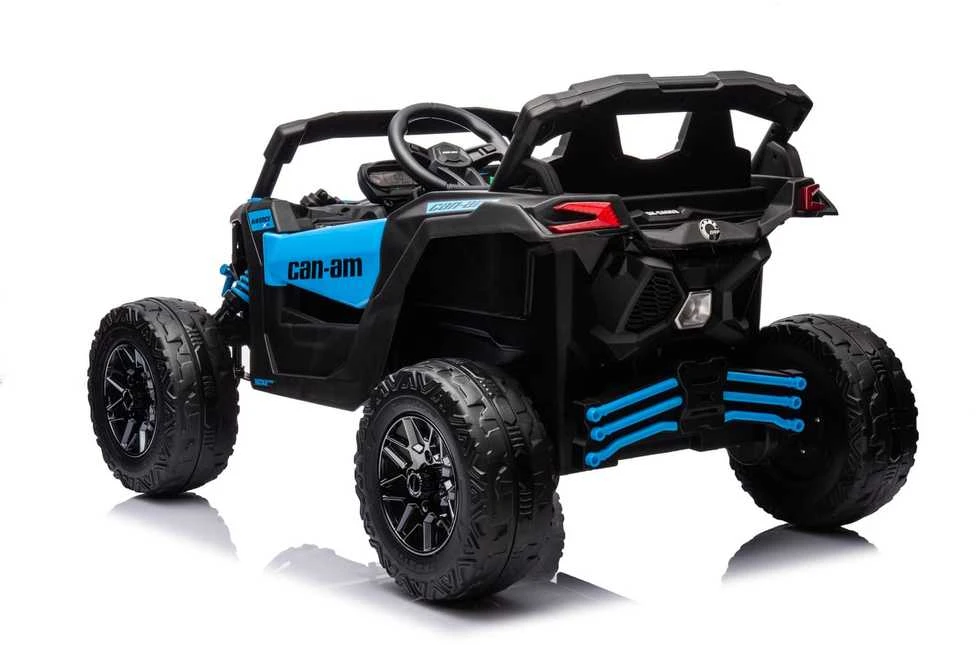 Vaikiškas elektromobilis MUKUTISRIDES ATV CAN-AM Maverick (mėlynas, vienvietis)