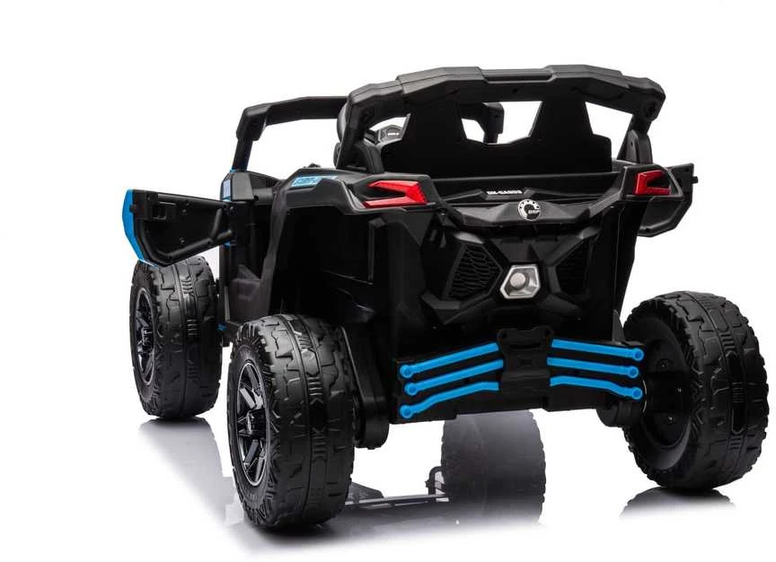 Vaikiškas elektromobilis MUKUTISRIDES ATV CAN-AM Maverick (mėlynas, vienvietis)